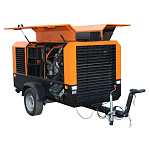 Дизельный винтовой компрессор Remeza ДК-12/7 на шасси