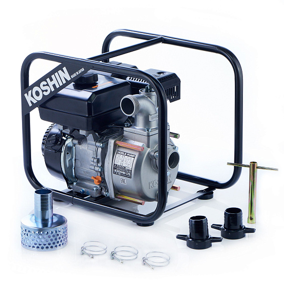 Бензиновая мотопомпа для средне-загрязненных вод Koshin STV-50X Бензиновая мотопомпа для средне-загрязненных вод Koshin STV-50X