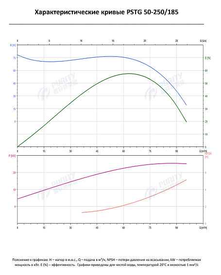 Консольно-моноблочный фланцевый насос PSTG 50-250/185 (N) Консольно-моноблочный фланцевый насос PSTG 50-250/185 (N)