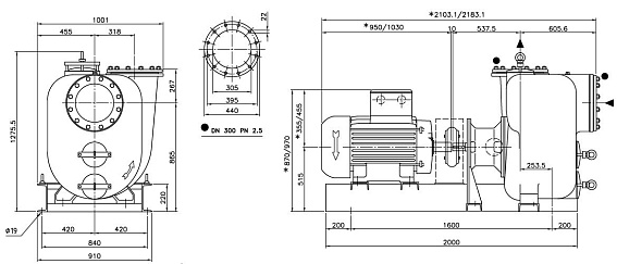 Самовсасывающий грязевой электронасос Varisco JE 12-400 G10 ST60 BASE Самовсасывающий грязевой электронасос Varisco JE 12-400 G10 ST60 BASE