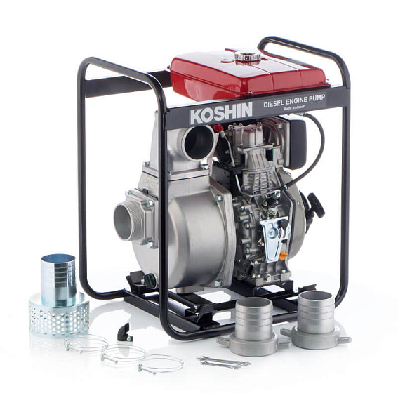Дизельная мотопомпа для загрязненных вод Koshin SEY-100D Дизельная мотопомпа для загрязненных вод Koshin SEY-100D
