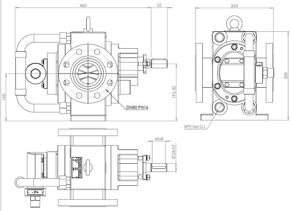 Насос шестеренчатый Fraccarolo - FA/30 - 7,5/1500 300C° (FAM/30) Насос шестеренчатый Fraccarolo - FA/30 - 7,5/1500 300C° (FAM/30)