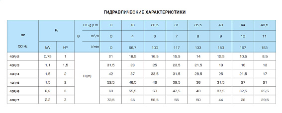 Горизонтальный многоступенчатый насосный агрегат SAER OP 40R/3, 400В Горизонтальный многоступенчатый насосный агрегат SAER OP 40R/3, 400В