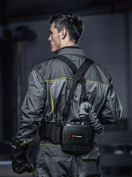 Сварочная маска с автоматическим светофильтром и подачей воздуха Tecmen ADF930S черная с PAPR Сварочная маска с автоматическим светофильтром и подачей воздуха Tecmen ADF930S черная с PAPR