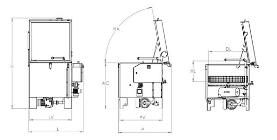 Моечная машина для деталей TEKNOX SME P 60 Моечная машина для деталей TEKNOX SME P 60