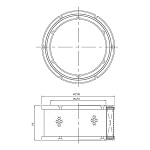 Бежецкий ЗАСО Фильтр воздушный АСО-ВК7,5(53М), АСО-ВК 11(54М), АСО-ВК 15, АСО-ВК18 (57М) до 2018 - ETA-1607120 (3970056)