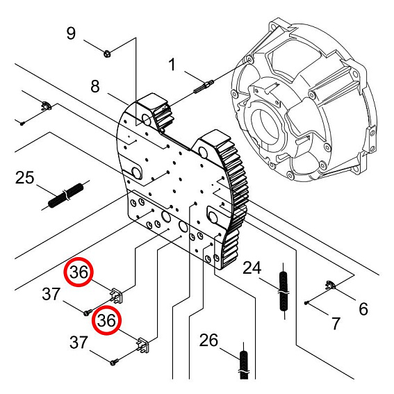M105-000000, M105000000 Диодный мост / RECTIFIER Shindaiwa DGW500 M105-000000, M105000000 Диодный мост / RECTIFIER Shindaiwa DGW500