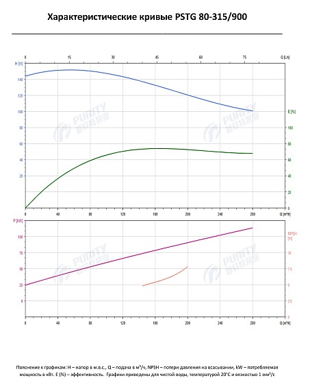 Консольно-моноблочный фланцевый насос PSTG 80-315/900 (N) Консольно-моноблочный фланцевый насос PSTG 80-315/900 (N)
