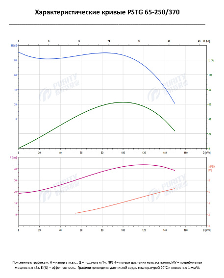 Консольно-моноблочный фланцевый насос PSTG 65-250/370 (N) Консольно-моноблочный фланцевый насос PSTG 65-250/370 (N)