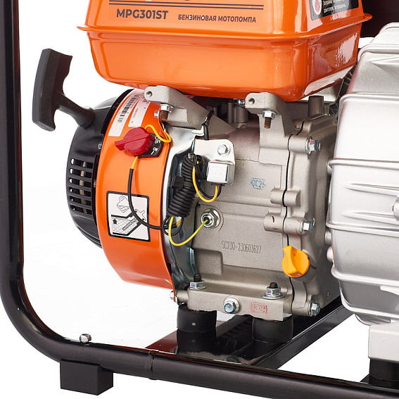 Бензиновая мотопомпа для средне-загрязненных вод Meran MPG301ST Бензиновая мотопомпа для средне-загрязненных вод Meran MPG301ST
