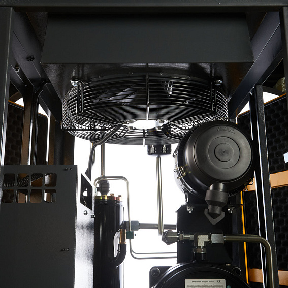 Винтовой компрессор ET-Compressors ET SL 37-10 DS H VS PM (IP65) двухступенчатый с частотным регулированием производительности и двигателем с постоянными магнитами Винтовой компрессор ET-Compressors ET SL 37-10 DS H VS PM (IP65) двухступенчатый с частотным регулированием производительности и двигателем с постоянными магнитами