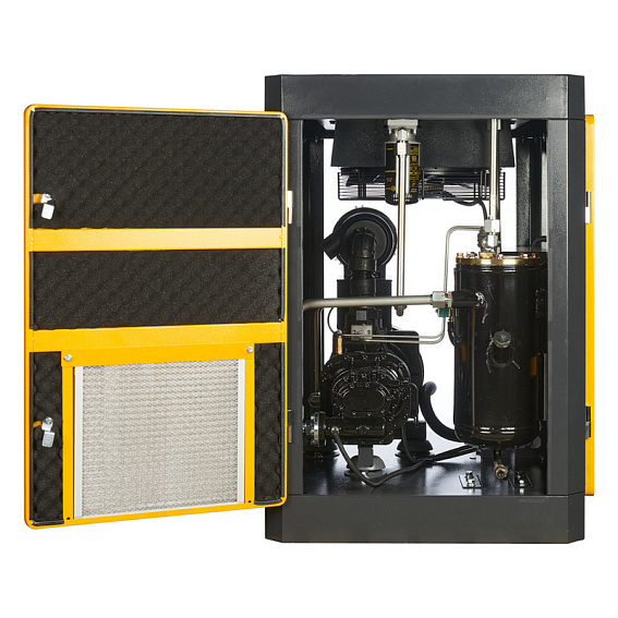 Винтовой компрессор ET-Compressors ET SL 37-10 DS H VS PM (IP65) двухступенчатый с частотным регулированием производительности и двигателем с постоянными магнитами Винтовой компрессор ET-Compressors ET SL 37-10 DS H VS PM (IP65) двухступенчатый с частотным регулированием производительности и двигателем с постоянными магнитами