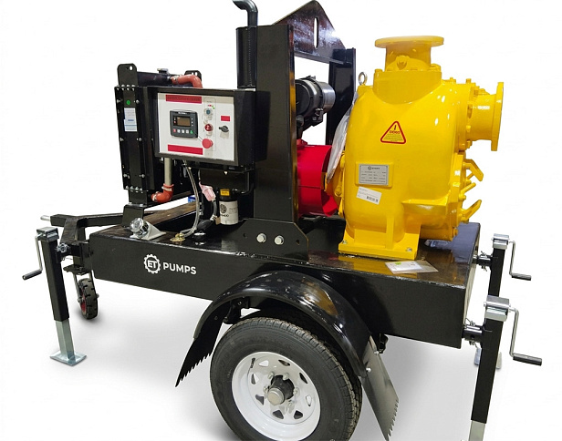 Дизельная мотопомпа ET-PUMPS JD6-250 G10 WPT с двигателем WEICHAI