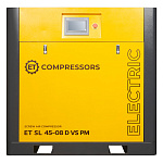 Винтовой компрессор ET-Compressors SL 45-08 D VS PM (IP23) без муфты с частотным регулированием производительности и двигателем на постоянных магнитах