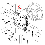 V224-000060, V224000060 Болт / STUD BOLT Shindaiwa DGW500