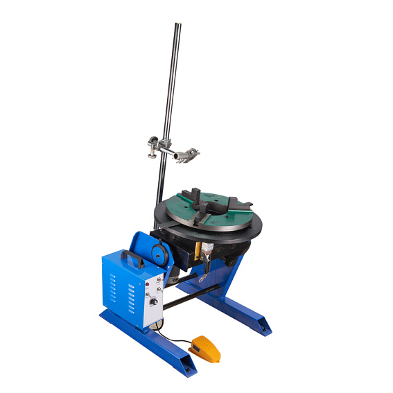 Позиционер с поворотным столом BW1-3 на 300 кг с держателем горелки Позиционер с поворотным столом BW1-3 на 300 кг с держателем горелки