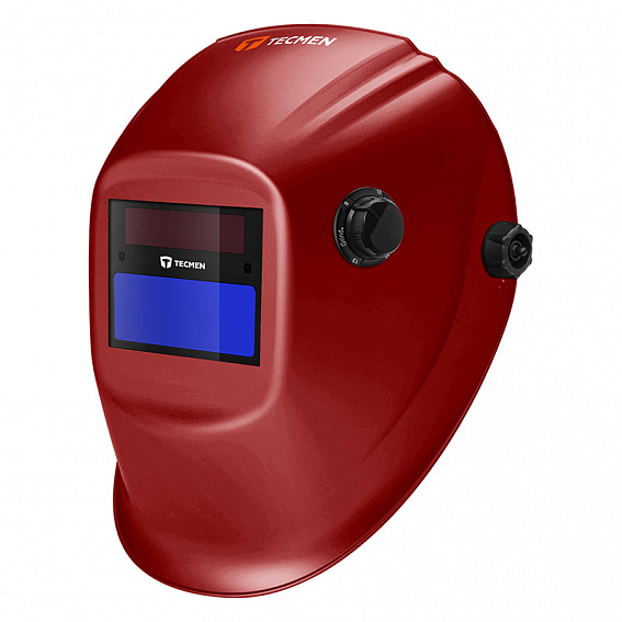 Сварочная маска с автоматическим светофильтром Tecmen ADF - 615J 9-13 TM17 красная
