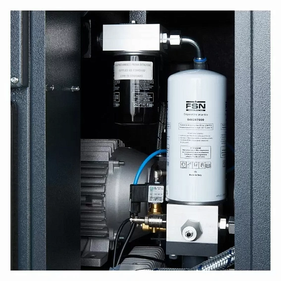 Винтовой компрессор без ресивера с осушителем, с частотным регулированием производительности FINI K-MAX 7.5-08 ES VS Винтовой компрессор без ресивера с осушителем, с частотным регулированием производительности FINI K-MAX 7.5-08 ES VS