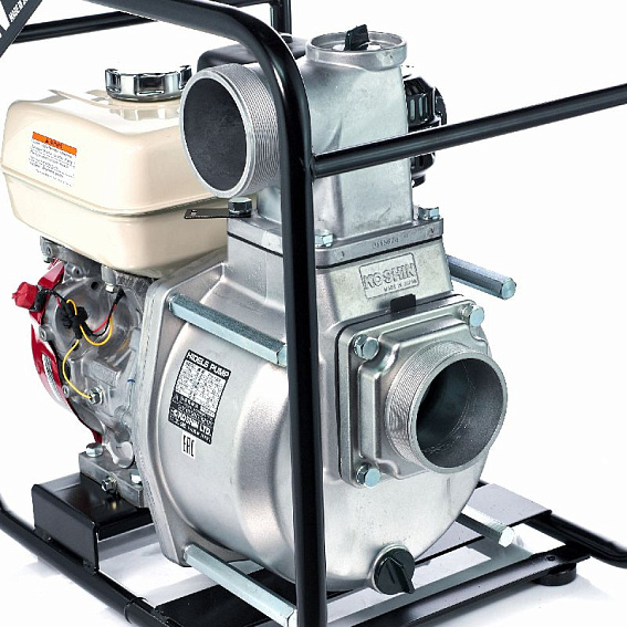 Бензиновая мотопомпа для средне-загрязненных вод Koshin STH-100X o/s Бензиновая мотопомпа для средне-загрязненных вод Koshin STH-100X o/s