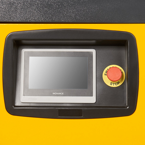 Винтовой компрессор ET SL 7,5-13 D VS PM (IP23) V Винтовой компрессор ET-Compressors SL 7,5-13 D VS PM (IP23) без муфты с частотным регулированием производительности и двигателем на постоянных магнитах вертикальное исполнение на ресивере 130 л