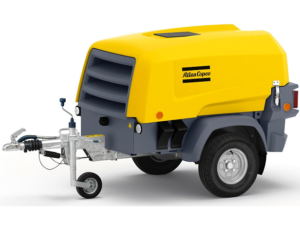 Дизельный винтовой компрессор Atlas Copco XAS 48KD на шасси