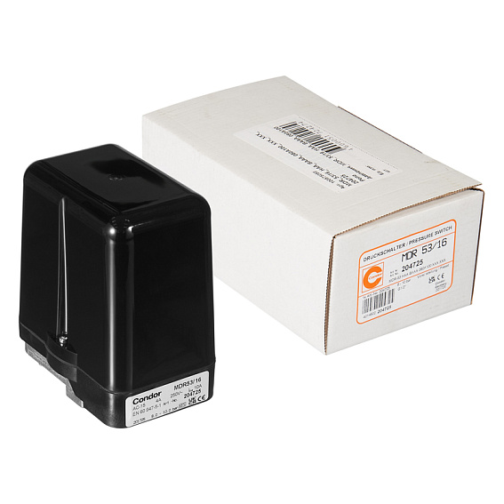 Реле давления CONDOR MDR 53/16 HAA BAAA 080A100 XXX XXX art.204725 Реле давления CONDOR MDR 53/16 HAA BAAA 080A100 XXX XXX art.204725