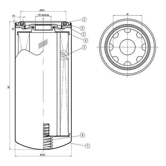 Fiac 7212040000 = ETO-1331112 Фильтр масляный (аналог) Fiac 7212040000 = ETO-1331112 Фильтр масляный (аналог)