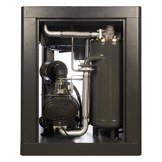 Мощность двигателя, кВт;Давление, атм;Объем ресивера, литров;Производительность, л/мин;Наличие осушителя;Тип привода;Наличие частотного преобразователя;Применение;Напряжение питания, В;Габариты (ДхШхВ), мм;Гарантия, месяцев;Масляный/Безмасляный;Страна производства;Наличие ресивера;Серия Винтовой компрессор ET-Compressors SL 55-08 VS PM (IP55) с частотным регулированием производительности и двигателем на постоянных магнитах