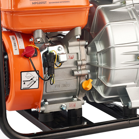 Бензиновая мотопомпа для средне-загрязненных вод Meran MPG201ST Бензиновая мотопомпа для средне-загрязненных вод Meran MPG201ST