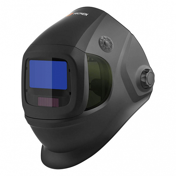 Сварочная маска с автоматическим светофильтром (АСФ) Хамелеон Tecmen ADF 930G (внешняя кнопка зачистки)
