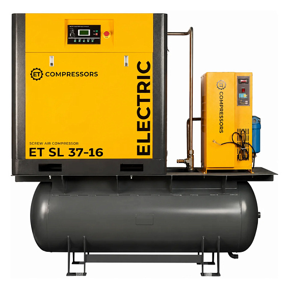 Винтовой компрессор ET-Compressors SL 37-16-500 VS PM ES (IP55) на ресивере с осушителем