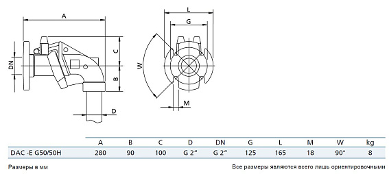 Донное присоединительное устройство Zenit DAC 2 EXTERNAL Донное присоединительное устройство Zenit DAC 2 EXTERNAL