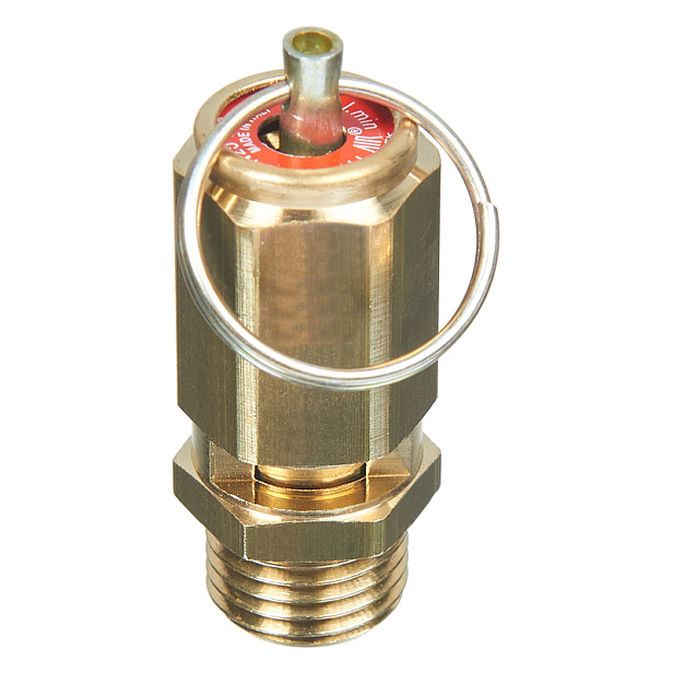 Клапан предохранительный 8 бар 1/4" Air Tek с кольцом ручного сброса VS1408A