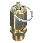 Клапан предохранительный 19 бар 1/4" Air Tek с кольцом ручного сброса VS1419A