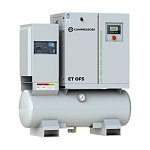 Спиральный безмасляный компрессор ET OFS 16,5/5,5-10-300 ES belt на ресивере с осушителем