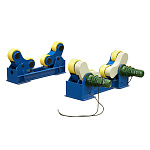 Роликовый вращатель грузоподъемностью 10 тонн с саморегулировкой расстояния между роликами