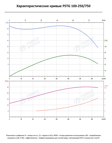 Консольно-моноблочный фланцевый насос PSTG 100-250/750 (N) Консольно-моноблочный фланцевый насос PSTG 100-250/750 (N)