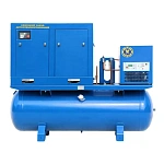 Винтовой компрессор с ресивером, осушителем и фильтрами АСО ВК7,5 М2ОВ/10-500