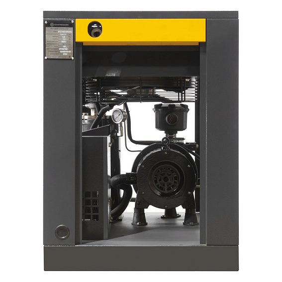 Винтовой компрессор ET SL 7,5-08 D VS PM (IP23) Винтовой компрессор ET-Compressors SL 7,5-08 D VS PM (IP23) без муфты с частотным регулированием производительности и двигателем на постоянных магнитах