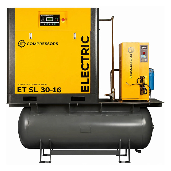 Винтовой компрессор ET-Compressors SL 30-16-500 VS PM ES (IP55) на ресивере с осушителем