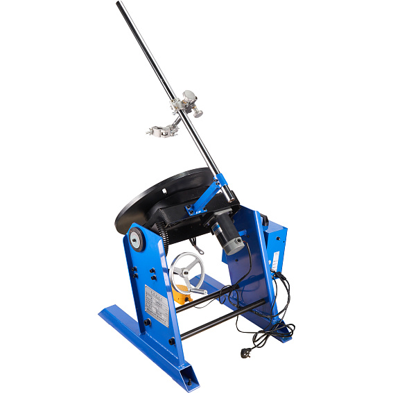 Позиционер с поворотным столом BW1-3 на 300 кг с держателем горелки Позиционер с поворотным столом BW1-3 на 300 кг с держателем горелки