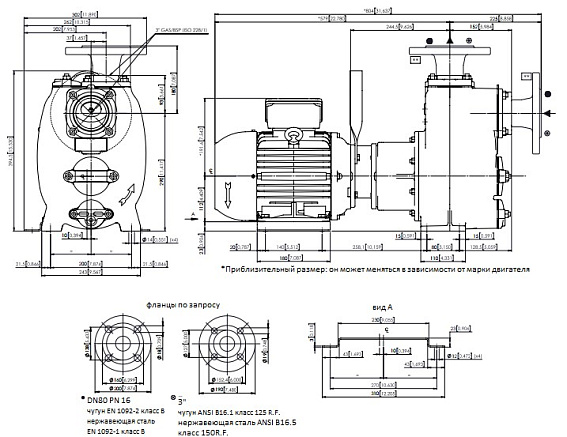 Самовсасывающий насос Varisco JE 3-140 G10 NT20 Самовсасывающий насос Varisco JE 3-140 G10 NT20