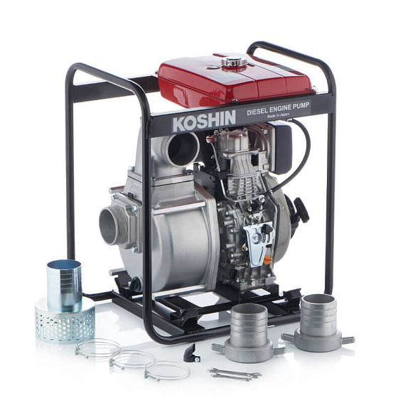 Дизельная мотопомпа для сильно-загрязненных вод Koshin STY-100D Дизельная мотопомпа для сильно-загрязненных вод Koshin STY-100D