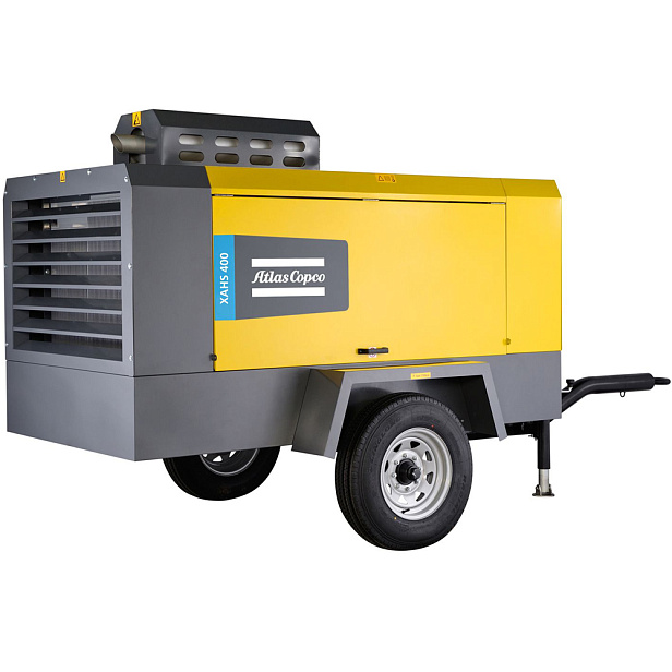 Дизельный винтовой компрессор Atlas Copco XAHS 400 PACE на шасси