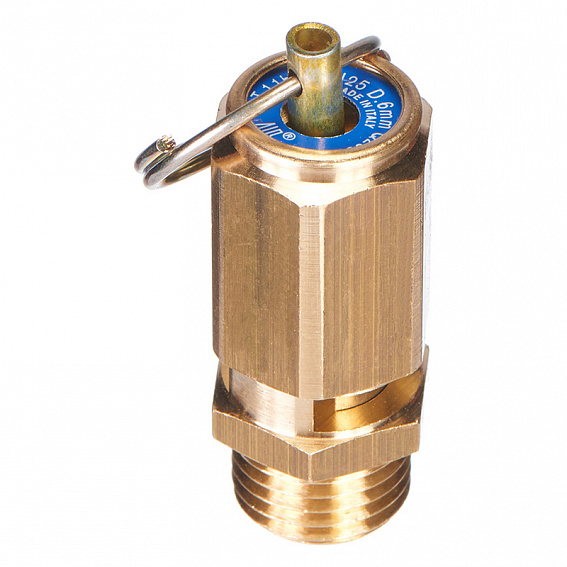 Клапан предохранительный 11 бар 1/4"Air Tek с кольцом ручного сброса VS1411A